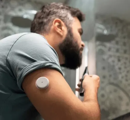 Person preparing for testosterone replacement therapy consultation